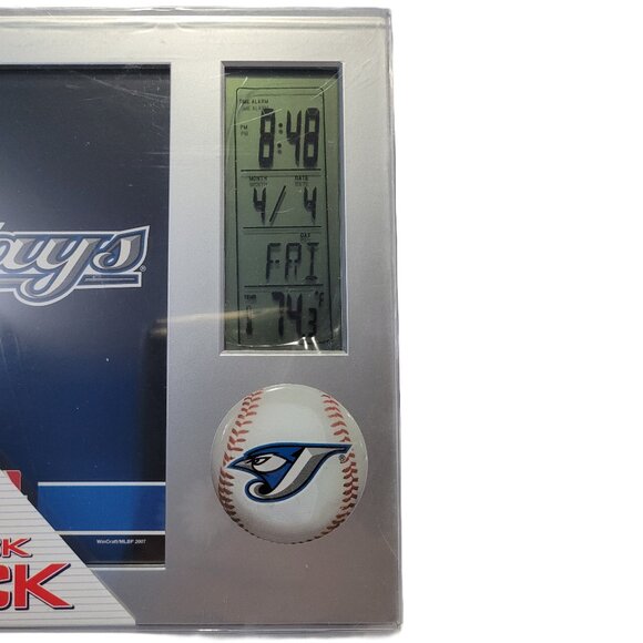 MLB Toronto Blue Jays Vintage Logo Team Desk Clock - Picture 2 of 4